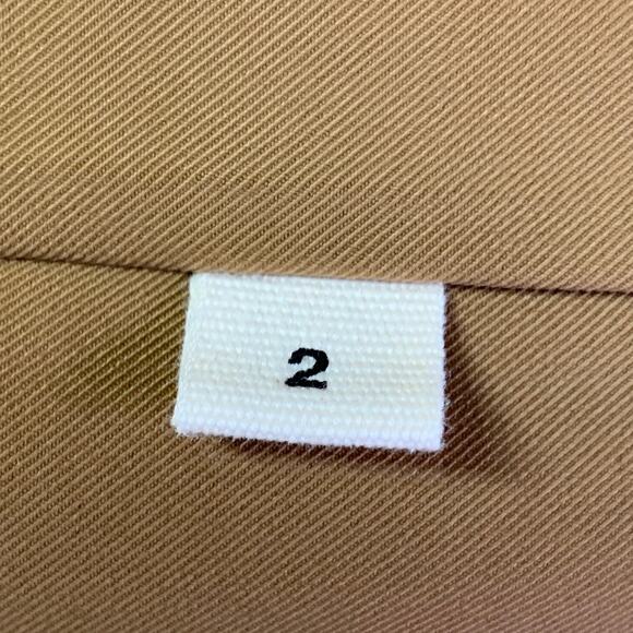 SIMON MILLER Size M Hyde Tan Textured Wool Cotton Peacoat - Picture 6 of 6